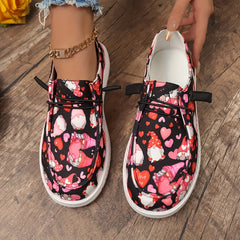 Women's Dwarf & Heart Pattern Skate Shoes
