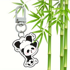 Chinese Style Panda Keychain Pendant Backpack