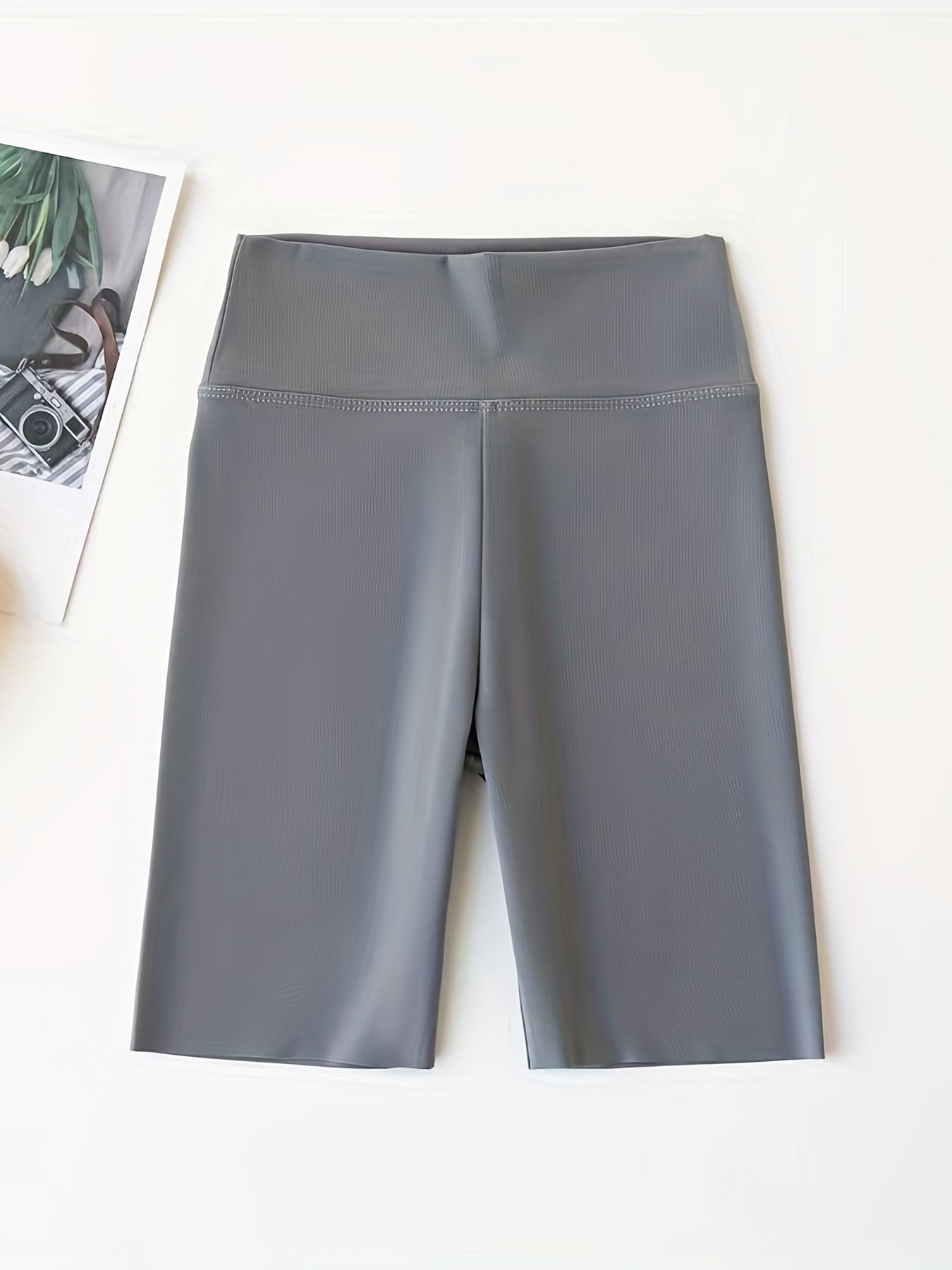 Girls High Waist Yoga Shorts for Summer Sports