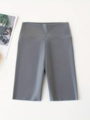 Girls High Waist Yoga Shorts for Summer Sports