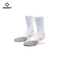 Rigorer Pro Basketball Crew Socks 4 Pack Moisture Wicking Cushioned Durable