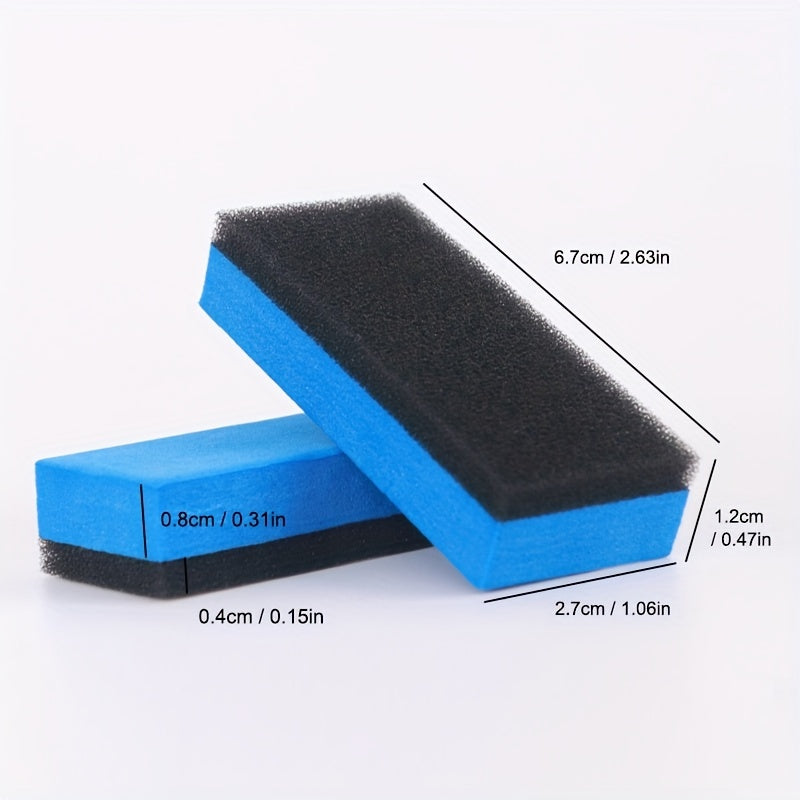 5pcs Car Paint Plating Crystal Sponge Block Wipe Off Glue Car Beauty