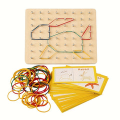 Montessori Math Pattern Block Floor Set