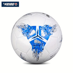 1pc 5 Football PU Leather Rubber Soccer Ball Wear resistant And Explosion proof