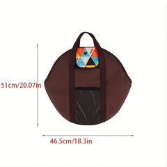 Portable Cast Iron Pot Storage Bag for Camping and Barbecue