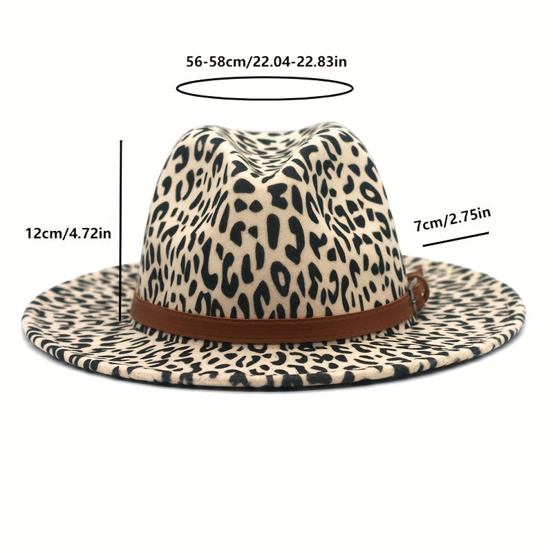 Leopard Jazz Tweed Bowler Hat Unisex