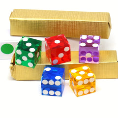 5pcs D6 Acrylic Right Angle Dice Set for RPG