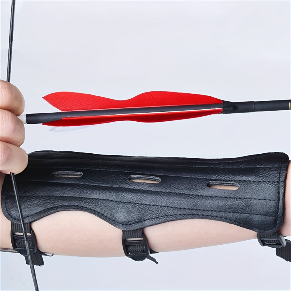 1pc Retro Style Archery Arm Guard Adjustable COS Prop Arm Guard