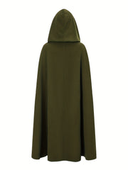 Gothic Split Hooded Cloak for Women