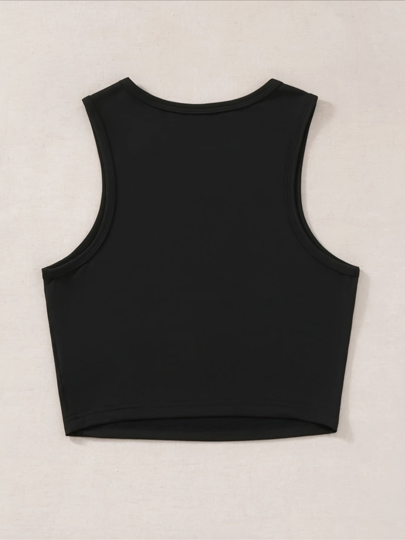 Anime Print Crop Tank Top for Summer
