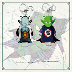 Cartoon Face Changing Keychain Acrylic Bag Pendant for Men