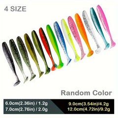 50pcs 8 99 11 Paddle Tail Swimbaits Soft Fishing Lures Kit Bass Fishing Bait