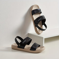 Men's Outdoor Open Toe Slip On Platform Sandals