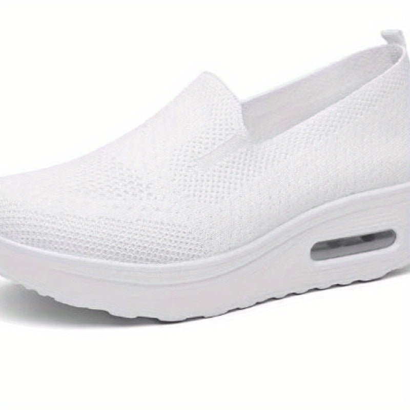 Women's Air Cushion Slip On Sock Shoes Casual Walking Shoes