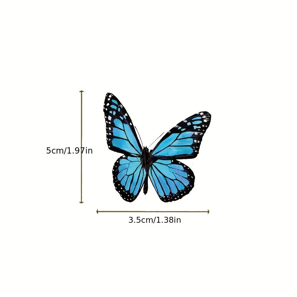 50pcs Butterfly Stickers Laptop Phone Skateboard DIY Notebooks Scrapbooks