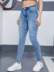 High Waist Skinny Jeans Women's Denim Pants
