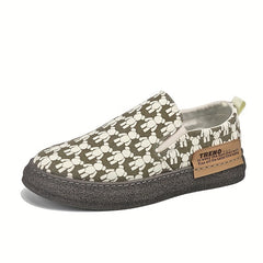 Men's Anime Print Slip On Casual Shoes For Spring And Summer
