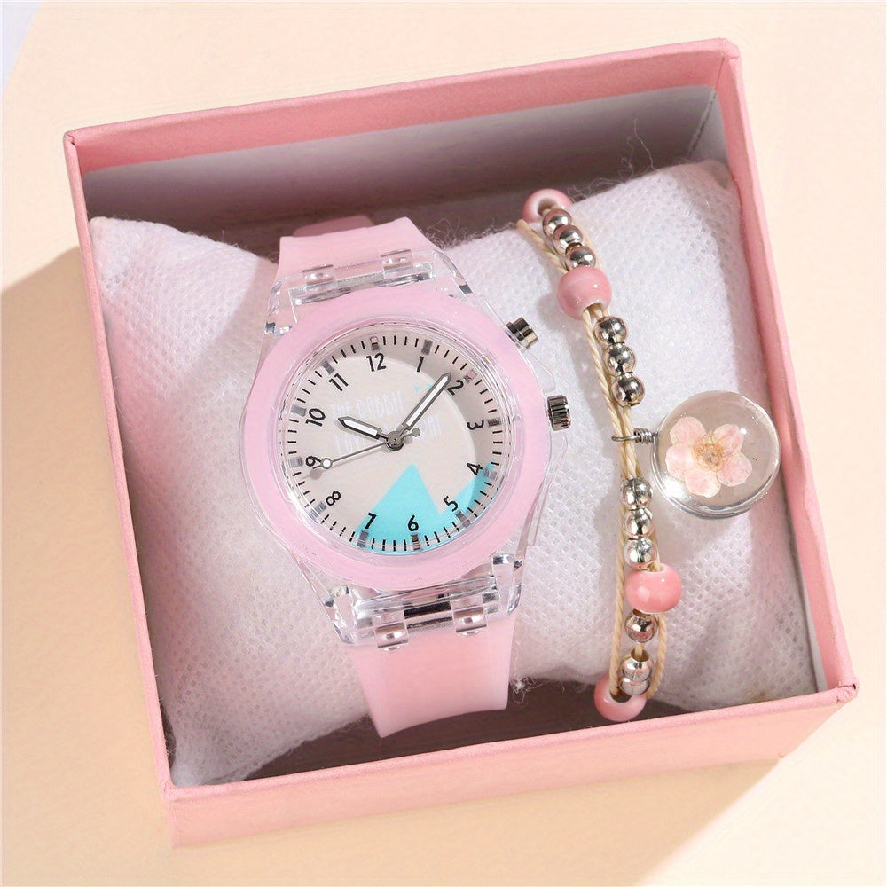 Girl Luminous Silicone Watch Bracelet
