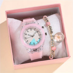 Girl Luminous Silicone Watch Bracelet