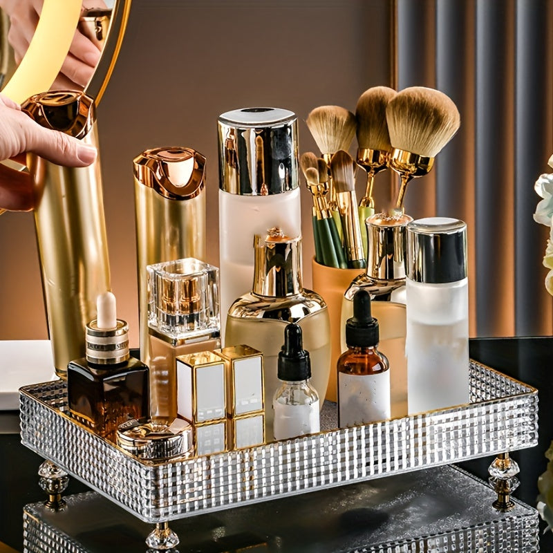 Cosmetics Storage Tray Lipstick Skincare Products Organizer