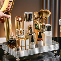 Cosmetics Storage Tray Lipstick Skincare Products Organizer