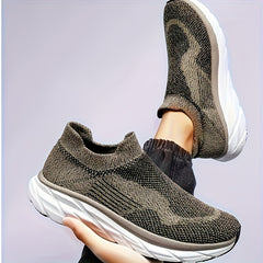 Air Cushion Running Tennis Shoes Lightweight Arch Support Slip On
