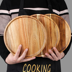 Wooden Snack Tray with Sashimi Plate