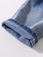 Toddler Boys Gradient Casual Denim Shorts Kids Summer Clothes