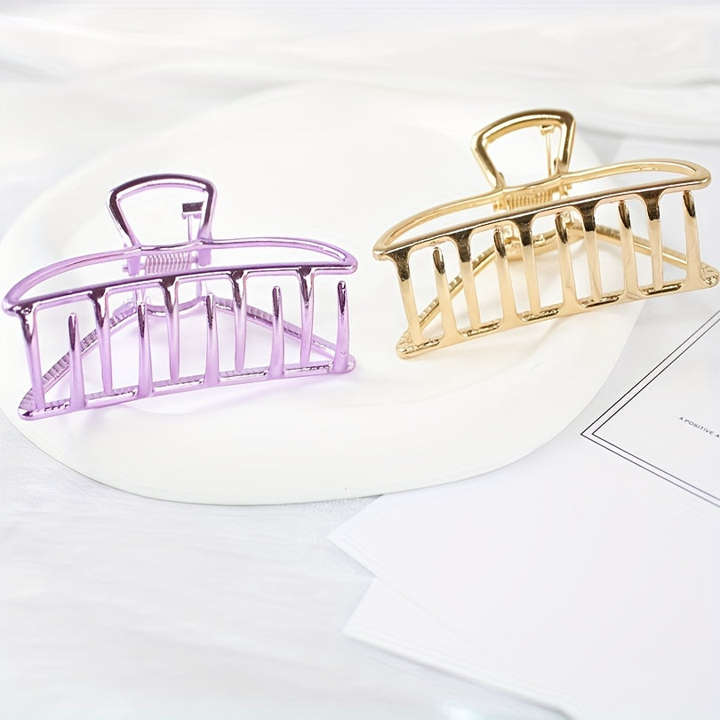 Metal Hair Claw Shark Claw Ponytail Holder Hair Accessories For Women