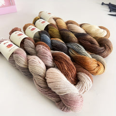Hand Dyed Mink Yarn 50g - Soft and Luxurious - Knitting Gift