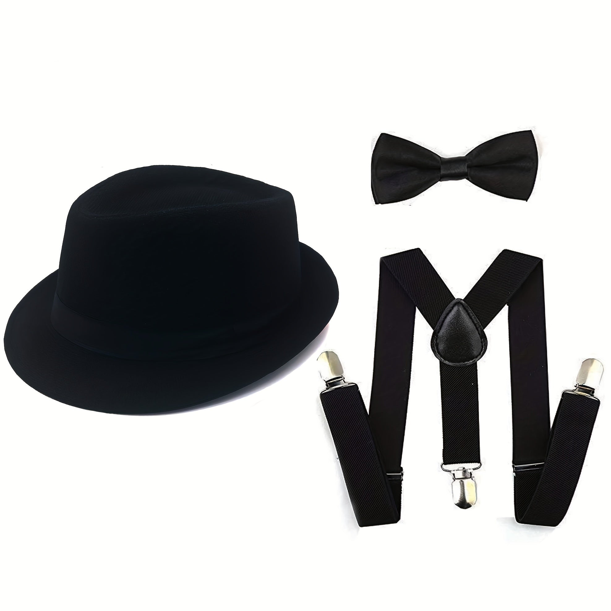 3pcs Set Halloween Costume Props 1920s Party Cosplay