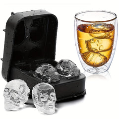 Skull Ice Tray Halloween Bar Diy Mold