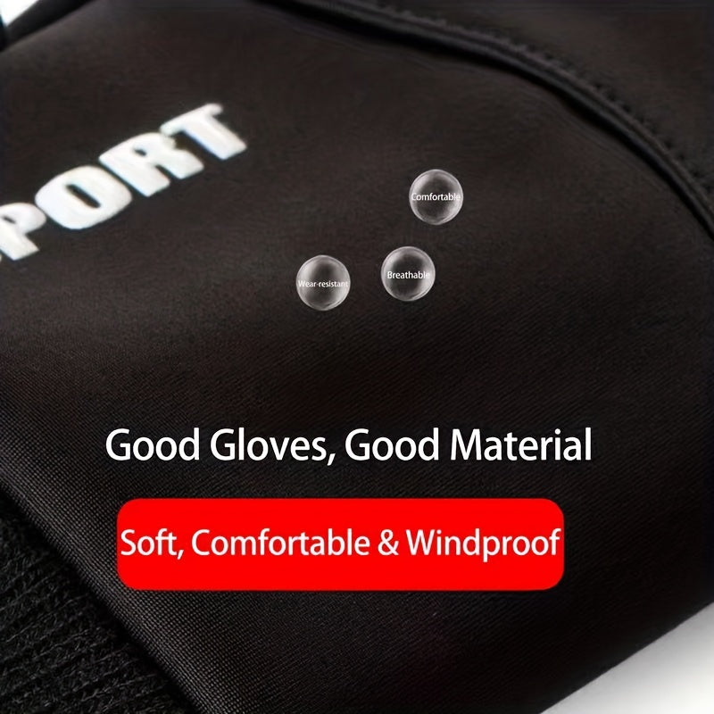 Winter Waterproof Touch Screen Fleece Gloves for Outdoor Activities