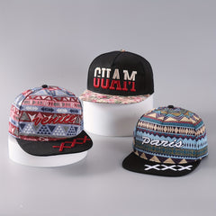 Hip Hop Letter Embroidered Baseball Cap for Band Performance