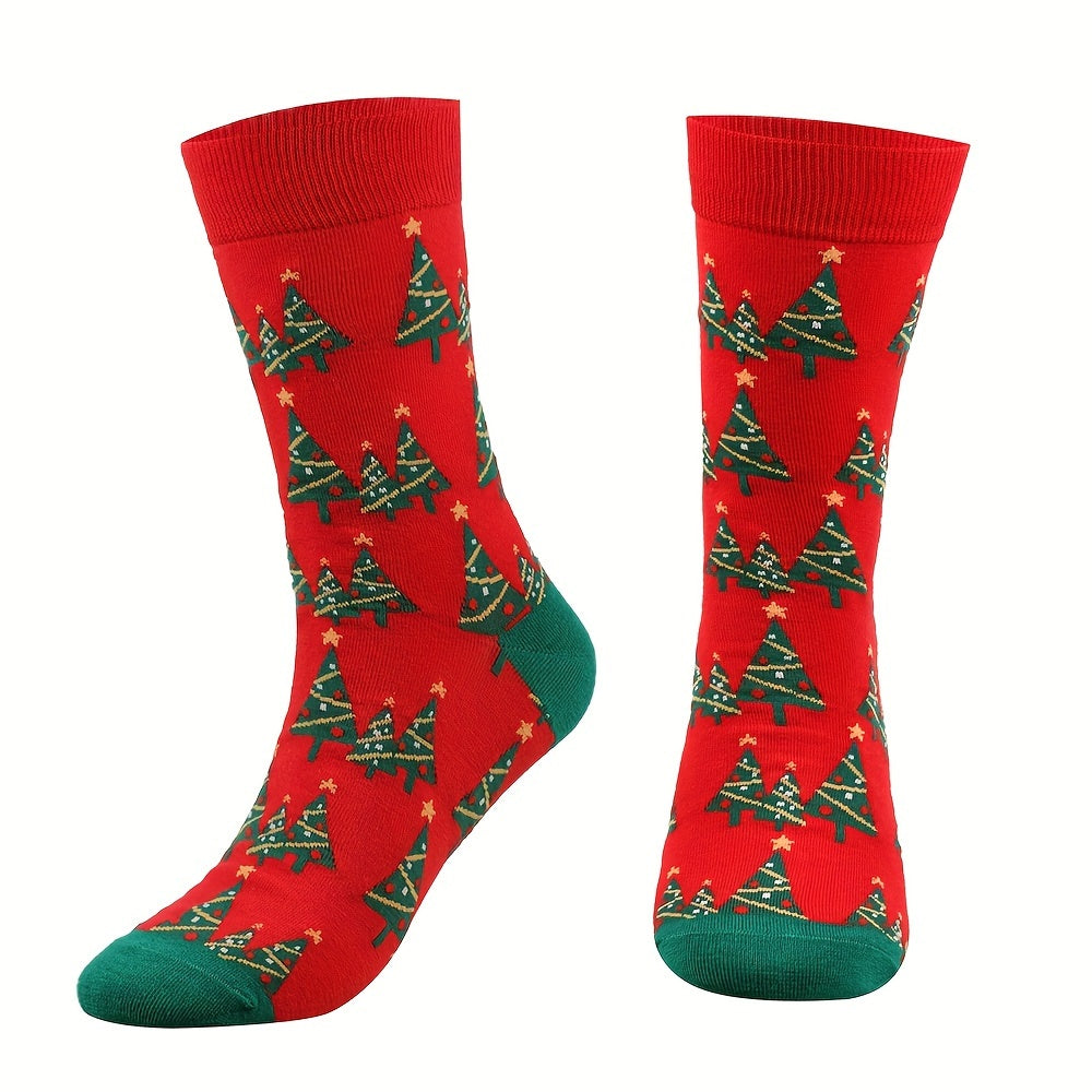 Christmas Crew Socks - Men's Cotton Socks