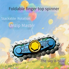 Stackable Metal Chain Fidget Spinner Relax Toy