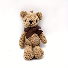 9inch Bear Stuffed Plush Toy Baby Key Pendant Doll Birthday Decor