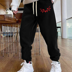 Halloween Bat Pattern Joggers Men s Casual Stretch Sweatpants