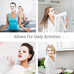 Silicone Facial Mask Cover Moisturizing Prevent Evaporation