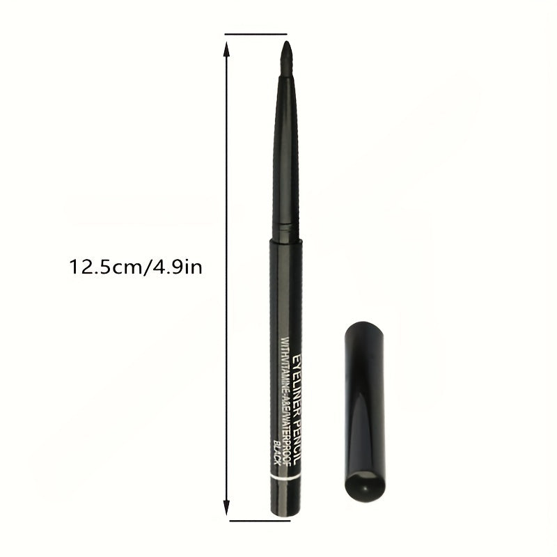 Brown Eyeliner Gel Pen Automatic Rotating Waterproof Eye Makeup