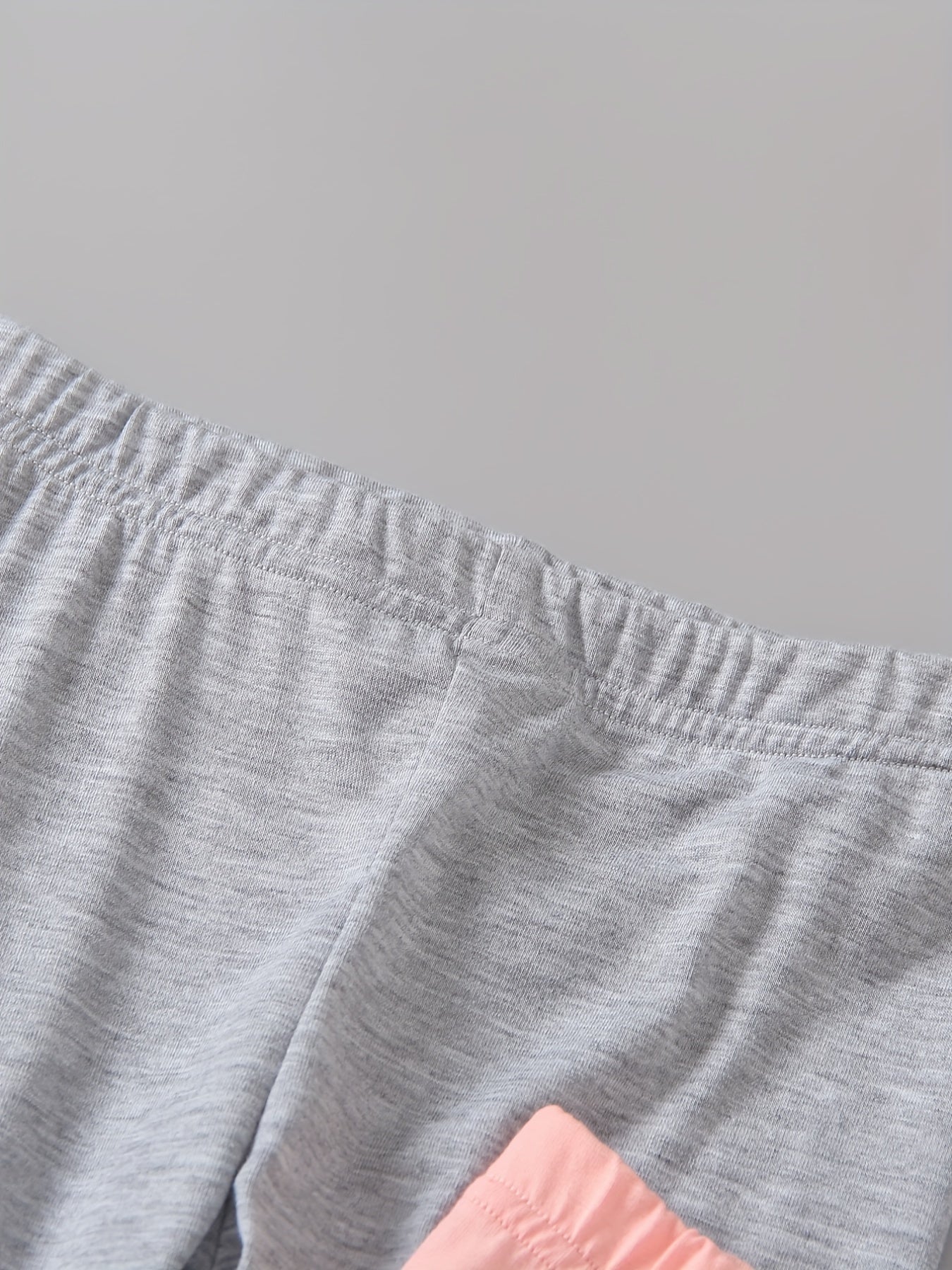 3pcs Girls Cat Print Ankle Pants Set