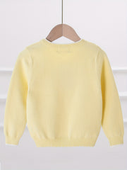 Girls' Sequin Butterfly Cardigan Sweater for Fall Winter