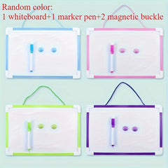 12pcs Erasable Graffiti Board Set with Whiteboard, Pens & Magnetic Fasteners
