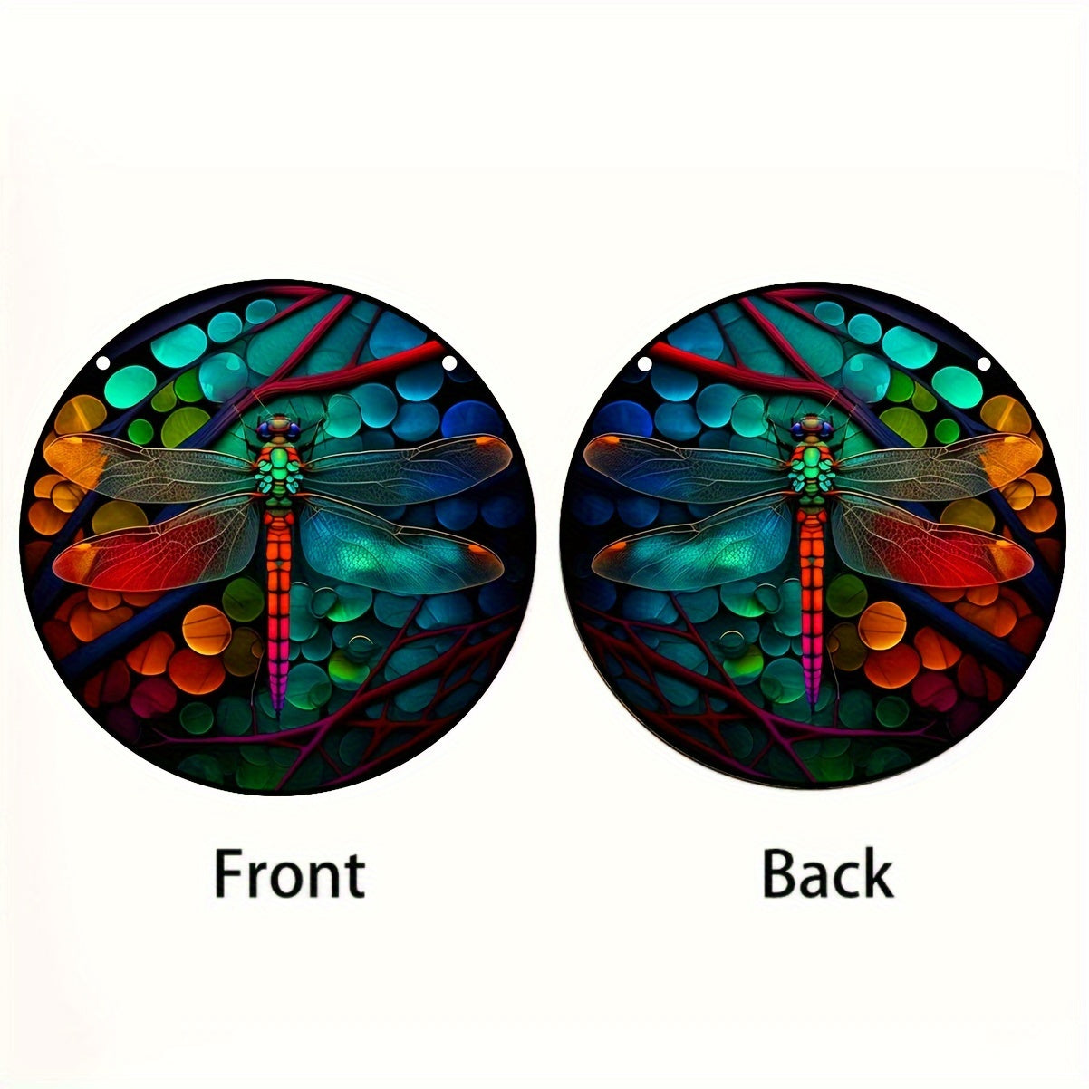 Dragonfly Dye Sun Catcher Hanging Window Christmas Gift Home Decor