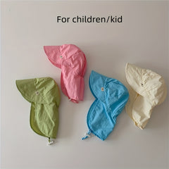 Sunscreen Shawl Baby Hat for Delicate Skin