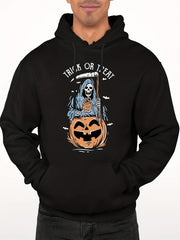 Men's Skeleton Graphic Hoodie Casual Sweatshirt
