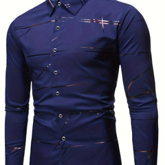 Men's Navy Slim Shirt