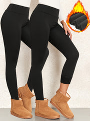 Plush Lined Tummy Control Slimming Pants