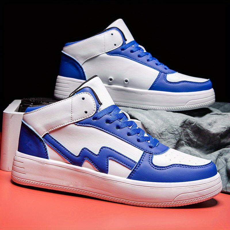 Comfy Block Sneakers Lace up Summer Skate Shoes