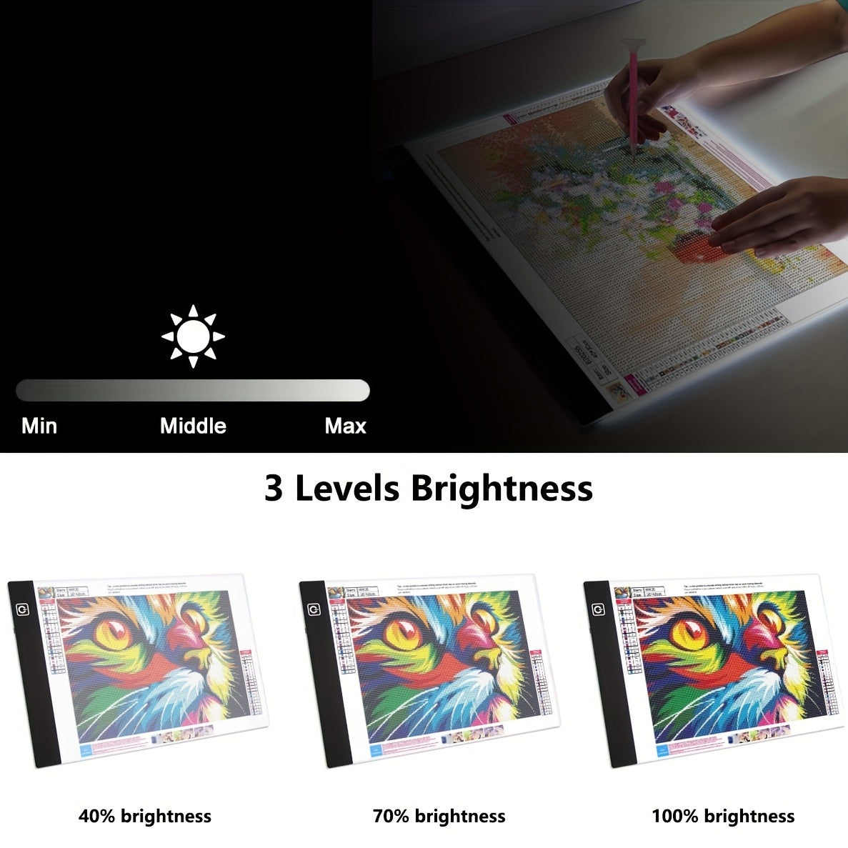 A4 LED Light Pad Kit for Diamond Painting